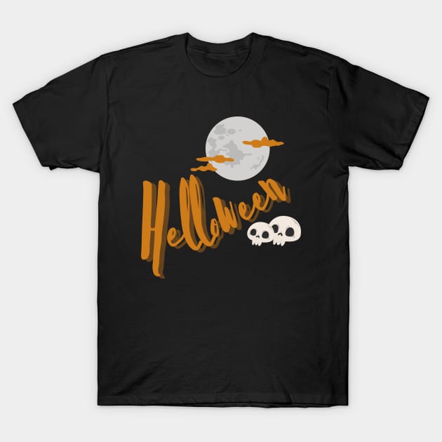 Helloween moon T-Shirt by Path